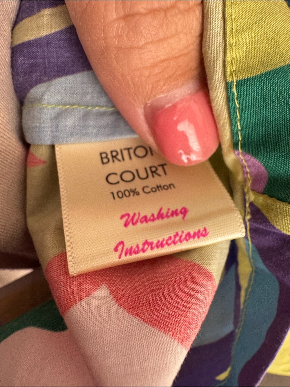 Briton Court 100% Cotton Tiered Floral Maxi Dress S/M - Picture 7 of 7